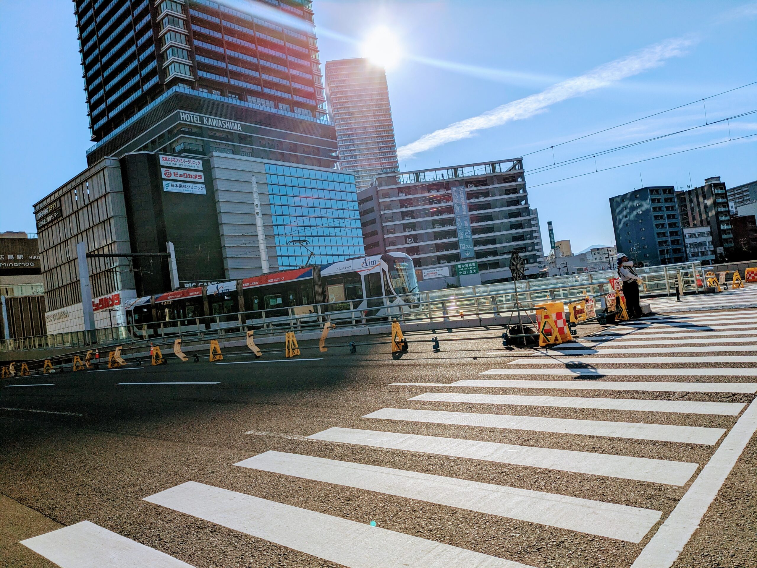 広島市内電車駅前大橋ルート開業
